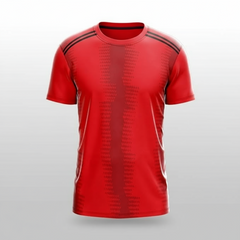 Next Print Bayern Munich Custom Round Neck Polyester Football Club Jersey Personalize with Name & Number Red