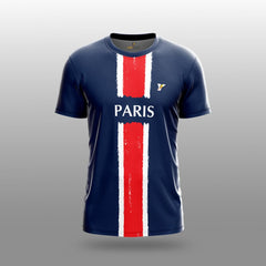 Next Print Paris Football Jersey 2024 | Personalized PSG Home Fan Shirt | Custom Name & Number Paris Saint Germain Soccer Jersey for Men, Women & Kids | Dry-Fit Premium Unisex Match Day T-Shirt India