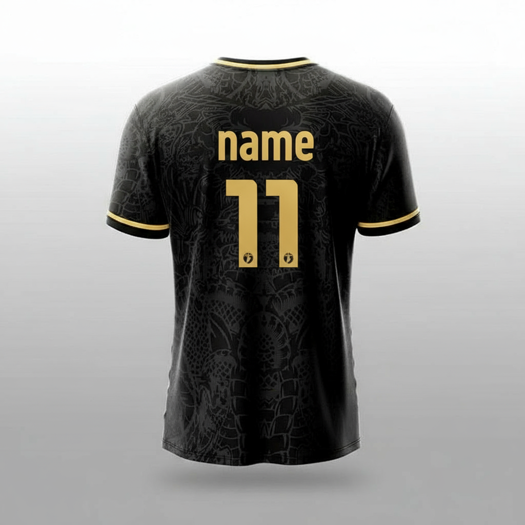 Next Print Shaolin Dragon Custom Football Jersey Edition – Personalized with Name and Number, Dry-Fit Sportswear for Men, Women & Kids | Sizes 2Y Kid to 4XL Premium Customized Sports Team Jersey