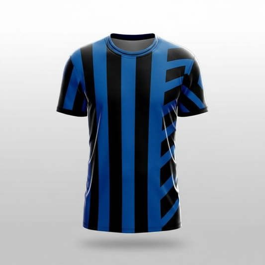 Next Print Inter Milan Custom Polyester Round NeckFootball Club Jersey Personalize with Name & Number | Sports T-Shirt