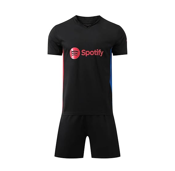 NextPrint Lamine Yamal #19 Barcelona Home & Away Jersey Set – Football Kit with Shorts for Boys