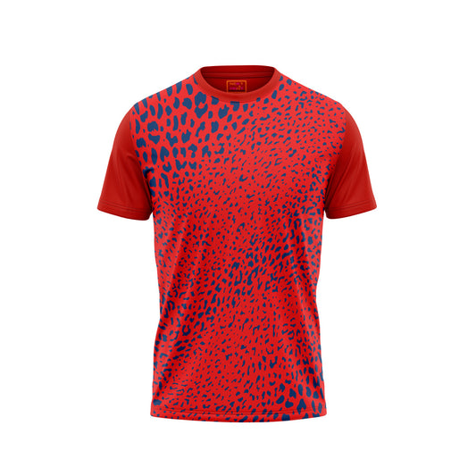 Red Round Neck Half Sleeve Tshirt Nextprintr460