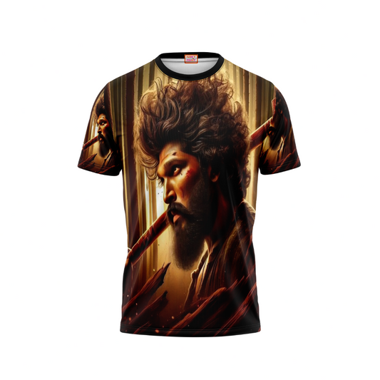 Next Print Allu Arjun Pushpa  Printed T-Shirt.