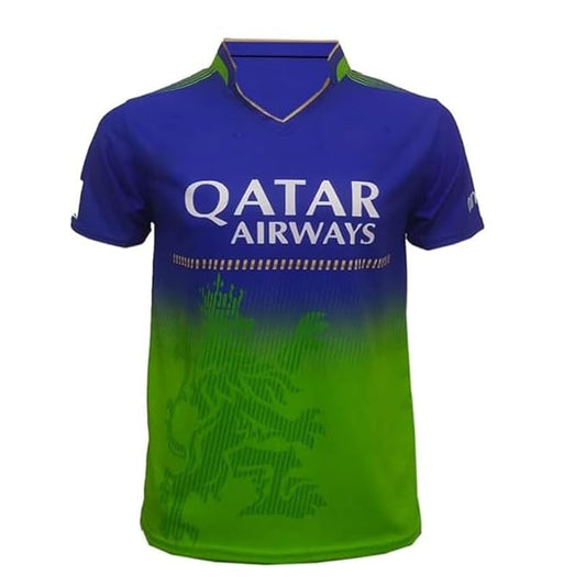 Brand: RJM RJM Viart Kohli 18 Bangalore Cricket Team New Jersey Tshirt for (Men & Boys & Kids)
