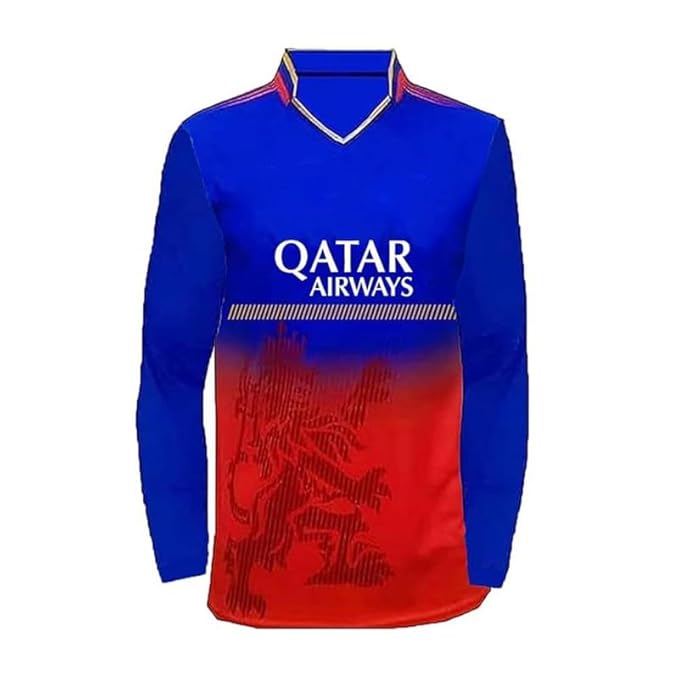 Brand: RJM RJM Viart Kohli 18 Bangalore Cricket Team New Jersey Tshirt for (Men & Boys & Kids) (Copy) (Copy)