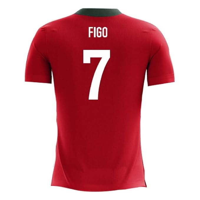 Figo Jersey Legend Jersey 7 Number National Football Jerseys Team Men's Home