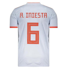 Next Print Iniesta Jersey Legends Club Jersey 6 Number Football Jerseys Club Team Men's Home