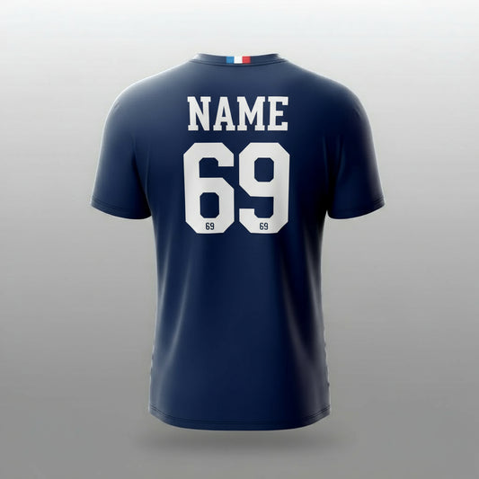 Next Print Paris Football Jersey 2024 | Personalized PSG Home Fan Shirt | Custom Name & Number Paris Saint Germain Soccer Jersey for Men, Women & Kids | Dry-Fit Premium Unisex Match Day T-Shirt India