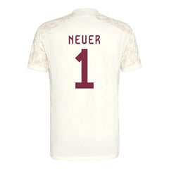 Neuer Jersey Club Bayern Jersey 1 Number Football Old Season Jerseys Men's Away