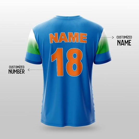 NextPrint India World Cup Jersey Collection ODI 2025 Champions | Customised Cricket Jersey with Name & Number | Sizes 2Y to 4XL | Men, Women & Kids | Breathable Sportswear for Fans T-Shirt