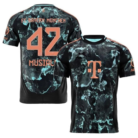 Next Print  Musiala Jersey New Club Jersey 42 Number Football Jerseys Kid's Away 2024/2025 New