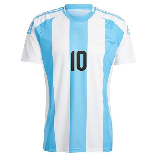 NextPrint Lionel Messi #10 Argentina Football Jersey – Soccer Shirt for Kids, Boys & Men