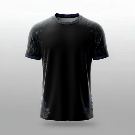 Next Print Black Panther (Black & Purple) Sports Jersey – Custom Name & Number | Kids, Men, Women Sizes 2Y to 4XL | Football, Cricket, E-Sports Jersey | Breathable Fabric