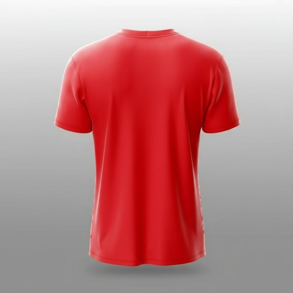 Next Print Bayern Munich Custom Round Neck Polyester Football Club Jersey Personalize with Name & Number Red