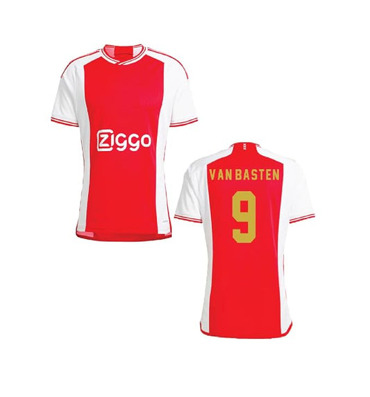 Van Basten Jersey Legend Jersey 9 Number Football Jerseys Club Team Men's Home