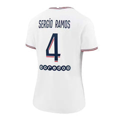 Next PrintSergio Ramos Jersey 4 Number Paris Club Team Old Football Jerseys Club Men's Away
