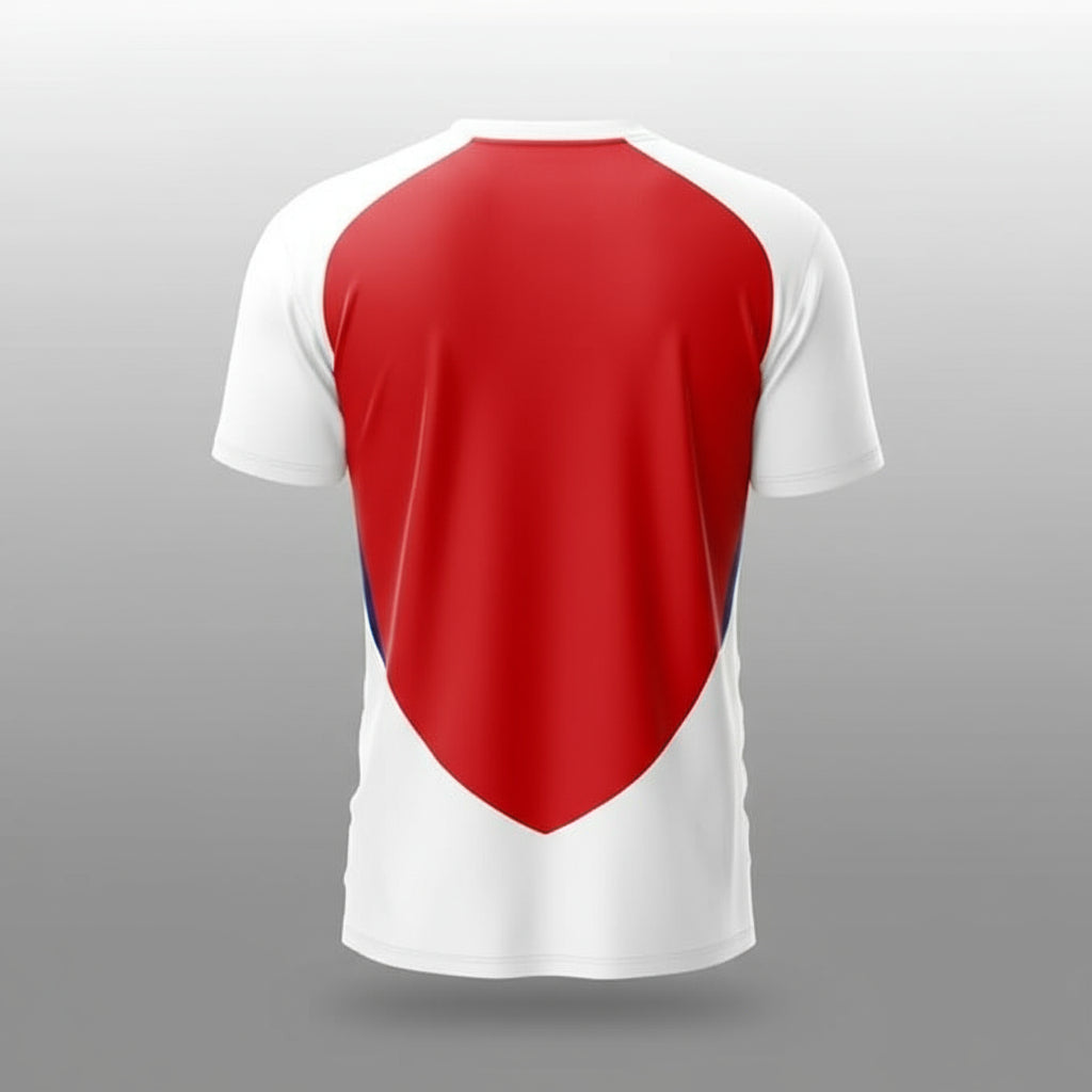 Next Print Arsenl Home Football Jersey 2024-25 | Customized Name & Number | Personalized Sports Fan Jersey for Men & Kids | Breathable Quick-Dry Fabric | Replica Style Soccer T-Shirt for Match Day