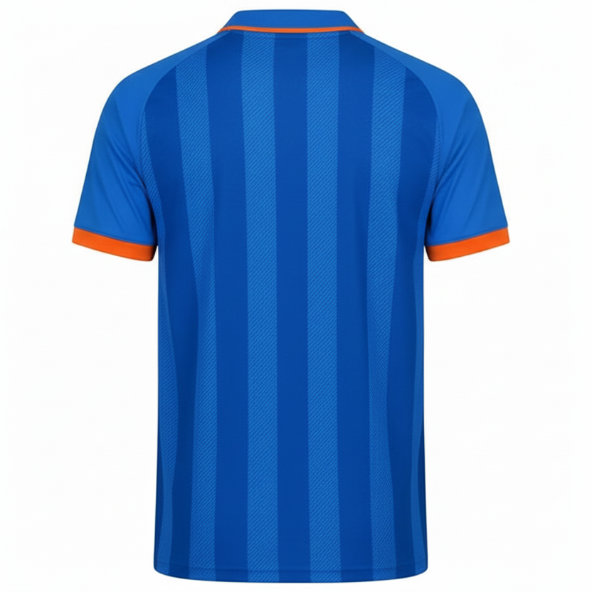 NEXT PRINT Customised India Blue Cricket  Zipper Jersey - Personalize Your Jersey Men & Women.