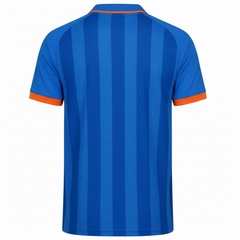 NEXT PRINT Customised India Blue Cricket  Zipper Jersey - Personalize Your Jersey Men & Women.
