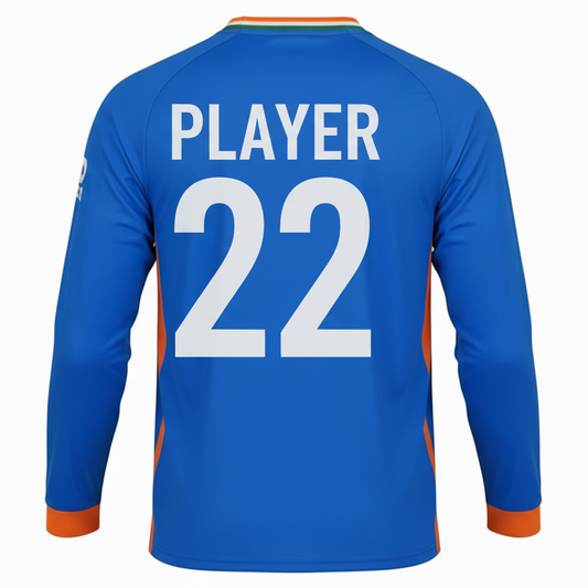 NEXT PRINT Customised India T20 Cricket Jersey 2026 - Personalize Your World Cup Kit.
