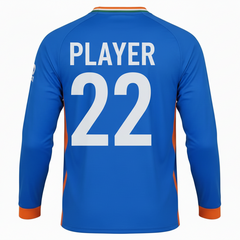 NEXT PRINT Customised India T20 Cricket Jersey 2026 - Personalize Your World Cup Kit.