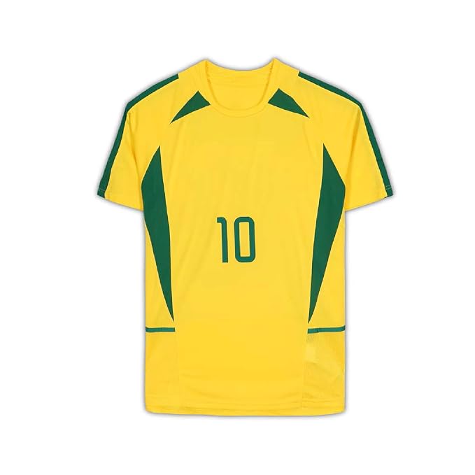 Rivaldo Jersey Legend Jersey 10 Number Famous Old Legend National Football Jerseys Team Men's Home
