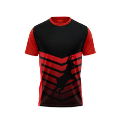 Red Round Neck Half Sleeve Tshirt Nextprintr NP50000774