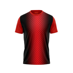 Red Round Neck Half Sleeve Tshirt Nextprintr466