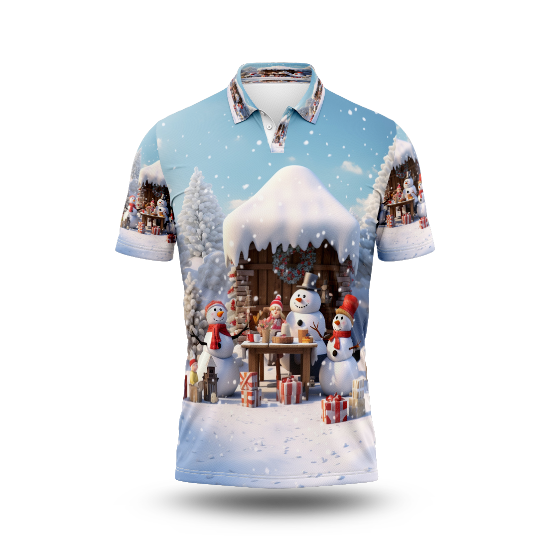 Santa Printed T-Shirt.