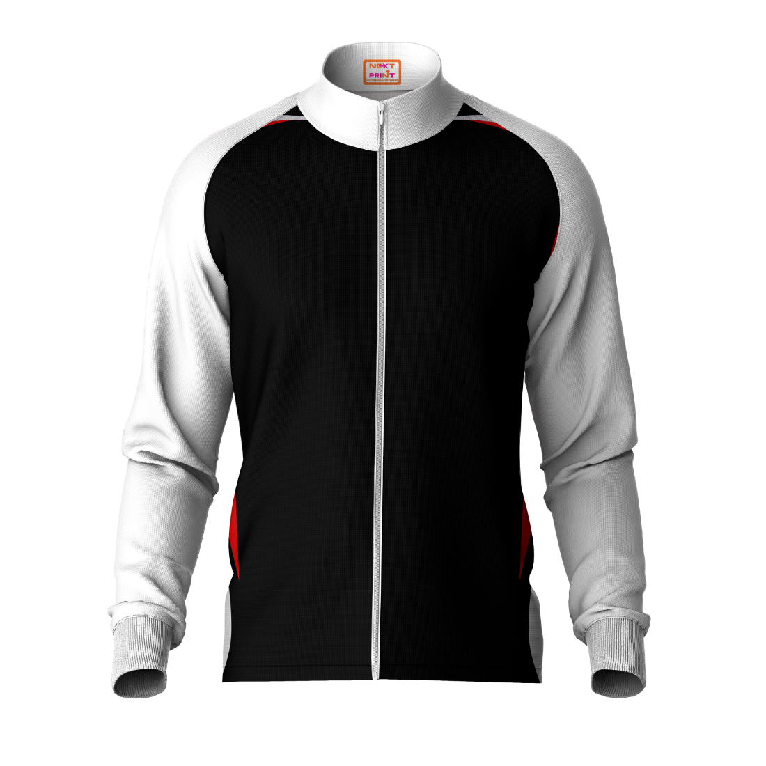 Next Print Printed White Jacket.