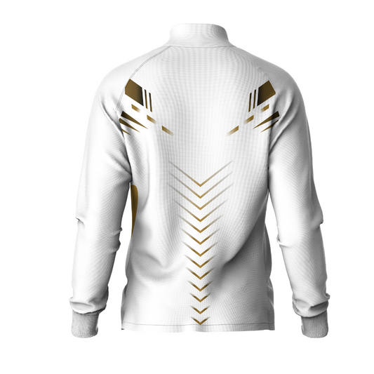 Next Print Printed White Jacket.