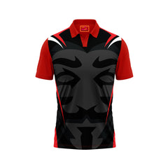Red Polo Neck Half Sleeve T Shirt Nextprintr NP50000778