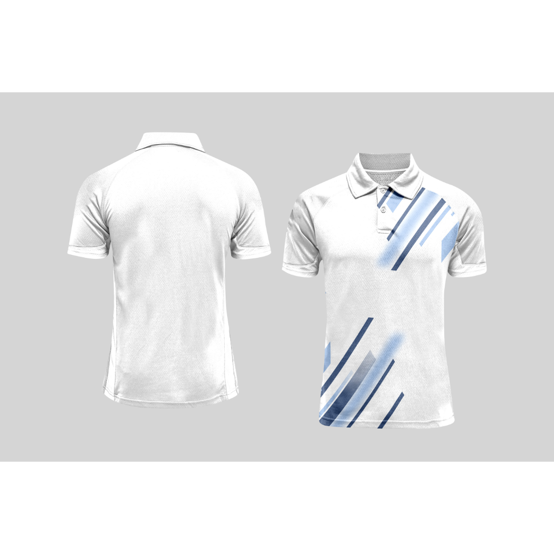 Next Print Cricket Polo Half White Customized Jersey NPCWH00A55