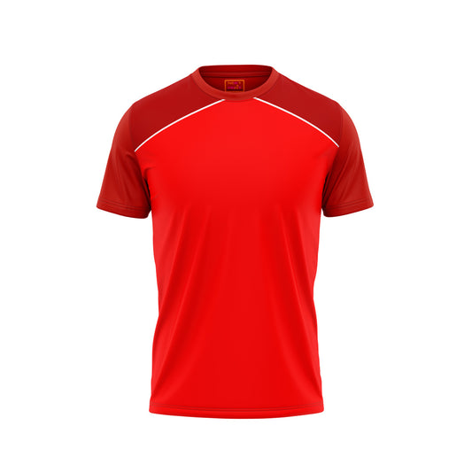 Red Round Neck Half Sleeve Tshirt NextprintrA1118