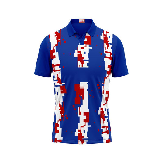Next Print Customized Polo Neck Royal Blue Jersey NPTS31