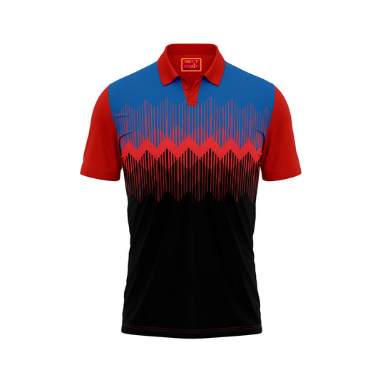 Red Polo Neck Half Sleeve T Shirt Nextprintr NP50000782