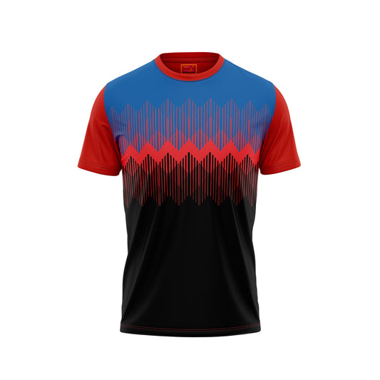 Red Round Neck Half Sleeve Tshirt Nextprintr NP50000782