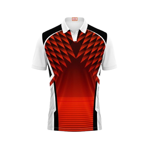 Next Print Customized Polo Neck White Jersey NPTS61
