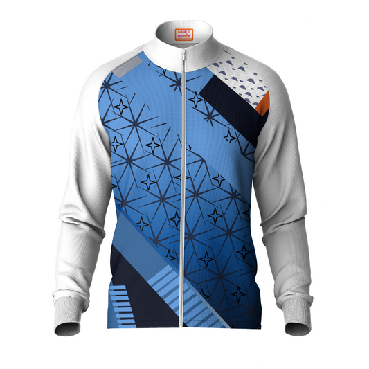 Next Print Printed White Jacket.