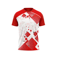 Red Round Neck Half Sleeve Tshirt NextprintrA131