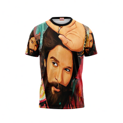 Next Print Allu Arjun Pushpa  Printed T-Shirt.