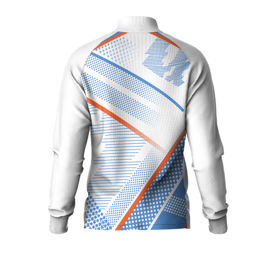 Next Print Printed White Jacket.