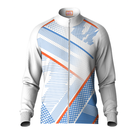 Next Print Printed White Jacket.