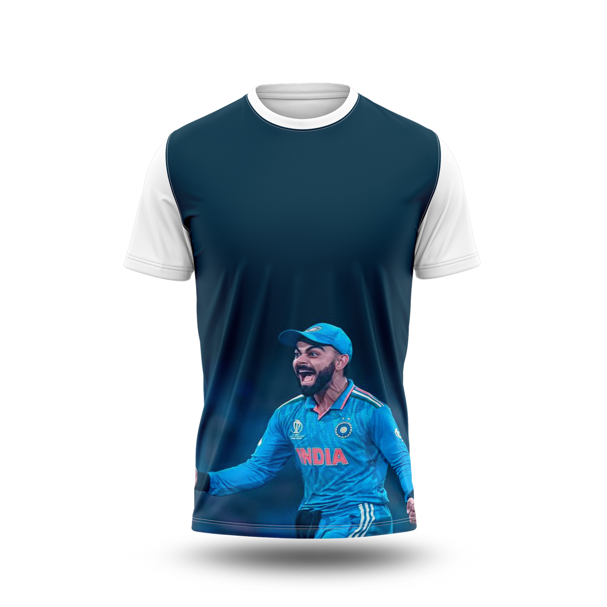 Virat Kohli Photo Printed T-Shirt.