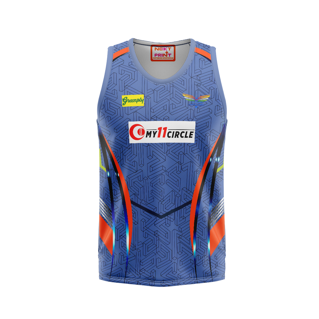 Next Print Customised Ipl Lucknow Super Giants Printed Basketball Jersey.