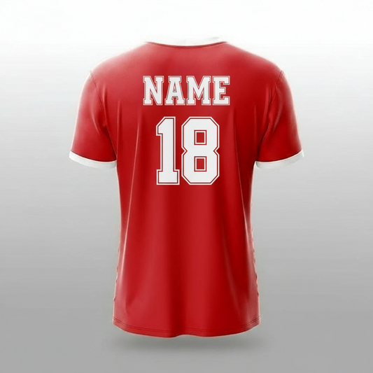 Next Print Bayern Munic 2025/26 World Cup Jersey | Personalized & Customized with Your Name & Number | Premium Football Jersey | Kids, Men & Women | Sizes 2Y to 4XL Red