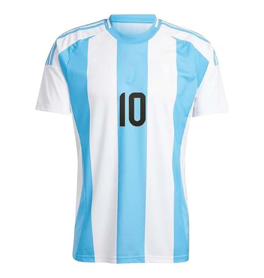 Next Print  Lionel Messi Jersey 10 Number National Football Jerseys Team Men's Home