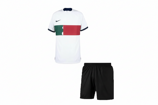 NextPrint Ronaldo #7 Home & Away Football Jersey Set with Shorts – Soccer Kit for Kids, Boys & Men