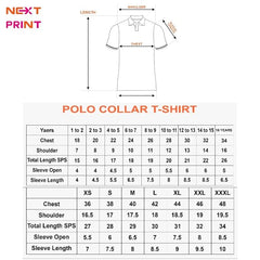 Polo Neck Printed Jersey Sky Blue NP00230