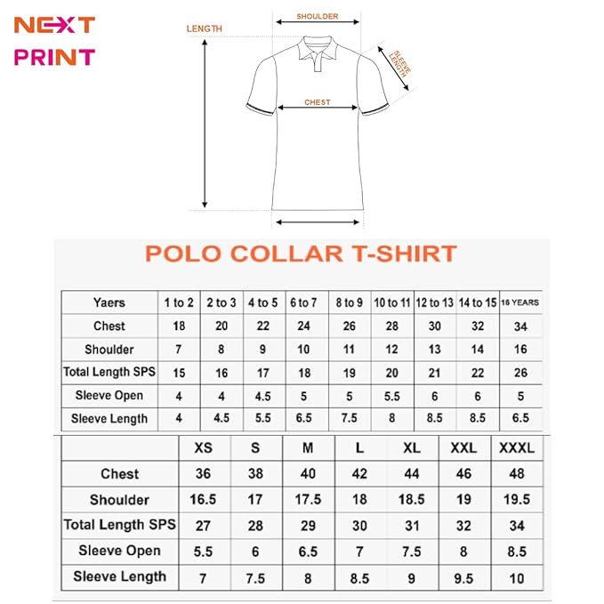 Red Polo Neck Half Sleeve T Shirt NextprintrE115